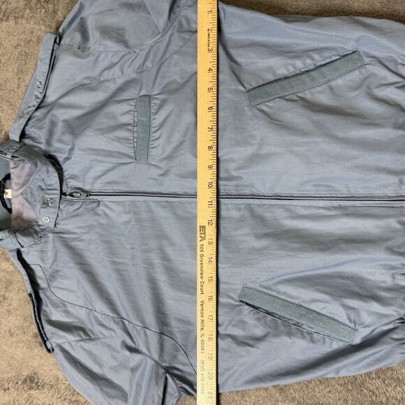 Vintage 80s Cafe Racer Jacket Mens M California Blues Blue Bomber Zip Up - Picture 8 of 8